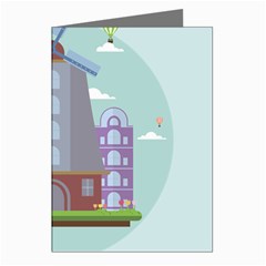 Amsterdam Landmark Landscape Greeting Cards (pkg Of 8) by Sudheng