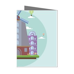 Amsterdam Landmark Landscape Mini Greeting Cards (pkg Of 8) by Sudheng