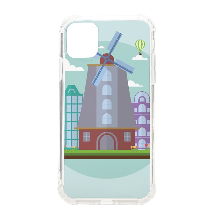 Amsterdam Landmark Landscape iPhone 11 TPU UV Print Case