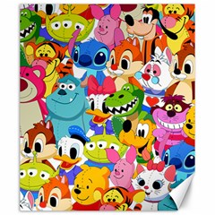 Illustration Cartoon Character Animal Cute Canvas 20  X 24 