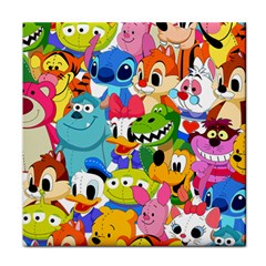 Illustration Cartoon Character Animal Cute Face Towel by Sudheng