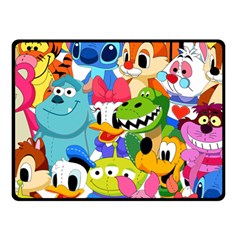 Illustration Cartoon Character Animal Cute Fleece Blanket (small) by Sudheng