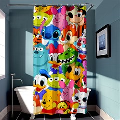 Illustration Cartoon Character Animal Cute Shower Curtain 36  X 72  (stall)  by Sudheng