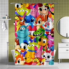 Illustration Cartoon Character Animal Cute Shower Curtain 48  X 72  (small)  by Sudheng