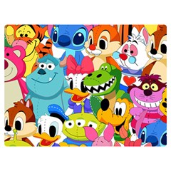 Illustration Cartoon Character Animal Cute Two Sides Premium Plush Fleece Blanket (extra Small)