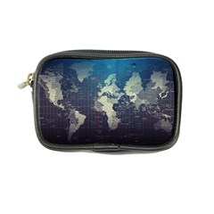 Vintage World Map Illustration Artwork Water Drop Digital Art Arts Coin Purse by Sudheng