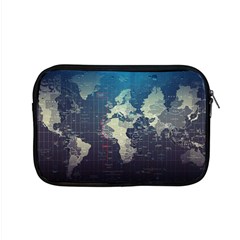 Vintage World Map Illustration Artwork Water Drop Digital Art Arts Apple Macbook Pro 15  Zipper Case by Sudheng