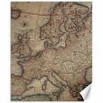 Vintage Europe Map Canvas 16  x 20  15.75 x19.29  Canvas - 1