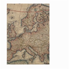 Vintage Europe Map Large Garden Flag (two Sides) by Sudheng