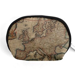 Vintage Europe Map Accessory Pouch (medium) by Sudheng