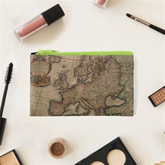 Vintage Europe Map Cosmetic Bag (xs)