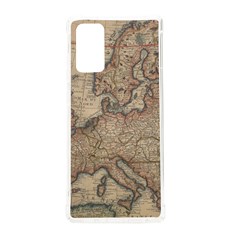 Vintage Europe Map Samsung Galaxy Note 20 Tpu Uv Case by Sudheng