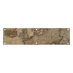 Vintage Europe Map Banner And Sign 4  X 1  by Sudheng