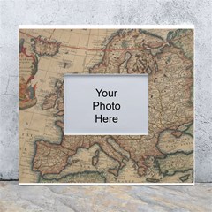 Vintage Europe Map White Wall Photo Frame 5  X 7  by Sudheng