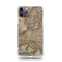 Vintage Europe Map Iphone 11 Pro 5 8 Inch Tpu Uv Print Case by Sudheng