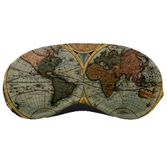 Vintage World Map Sleeping Mask by Sudheng