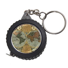 Vintage World Map Measuring Tape