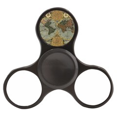 Vintage World Map Finger Spinner