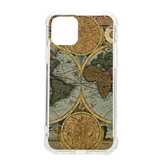 Vintage World Map Iphone 11 Pro 5 8 Inch Tpu Uv Print Case