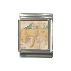 Vintage World Map Physical Geography Italian Charm (13mm) by Sudheng