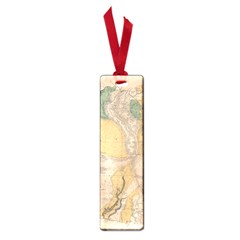 Vintage World Map Physical Geography Small Book Marks by Sudheng