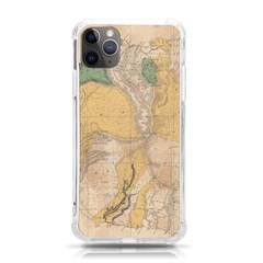 Vintage World Map Physical Geography Iphone 11 Pro Max 6 5 Inch Tpu Uv Print Case by Sudheng