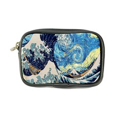 The Great Wave Of Kanagawa Painting Starry Night Van Gogh Coin Purse by Sudheng