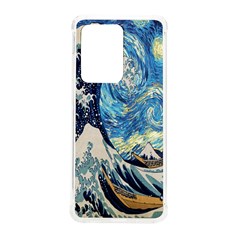 The Great Wave Of Kanagawa Painting Starry Night Van Gogh Samsung Galaxy S20 Ultra 6 9 Inch Tpu Uv Case by Sudheng