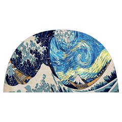 The Great Wave Of Kanagawa Painting Starry Night Van Gogh Anti Scalding Pot Cap by Sudheng