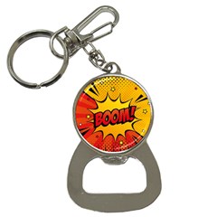 Explosion Boom Pop Art Style Bottle Opener Key Chain