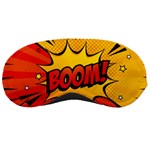 Explosion Boom Pop Art Style Sleeping Mask Front