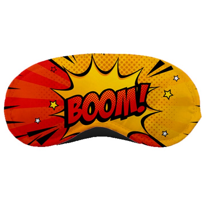 Explosion Boom Pop Art Style Sleeping Mask