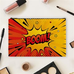 Explosion Boom Pop Art Style Cosmetic Bag (large) by Sudheng