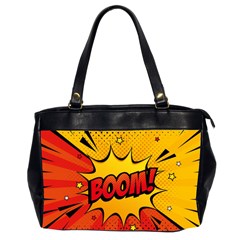 Explosion Boom Pop Art Style Oversize Office Handbag (2 Sides) by Sudheng