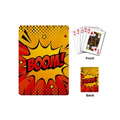 Explosion Boom Pop Art Style Playing Cards Single Design (mini)