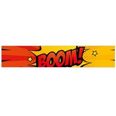 Explosion Boom Pop Art Style Large Premium Plush Fleece Scarf 