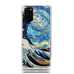 Starry Night Hokusai Van Gogh The Great Wave Off Kanagawa Samsung Galaxy S20plus 6 7 Inch Tpu Uv Case by Sudheng