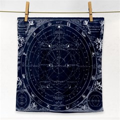 Vintage Astrology Poster Face Towel by ConteMonfrey