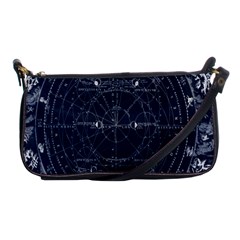 Vintage Astrology Poster Shoulder Clutch Bag by ConteMonfrey