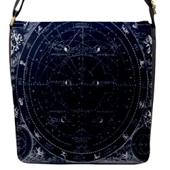 Vintage Astrology Poster Flap Closure Messenger Bag (s) by ConteMonfrey