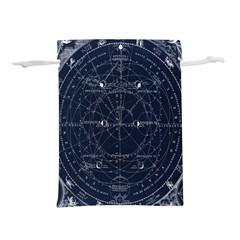 Vintage Astrology Poster Lightweight Drawstring Pouch (m) by ConteMonfrey