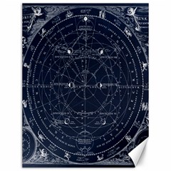 Vintage Astrology Poster Canvas 12  X 16  by ConteMonfrey