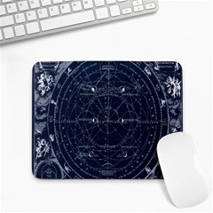 Vintage Astrology Poster Small Mousepad by ConteMonfrey