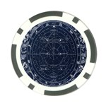 Vintage astrology poster Poker Chip Card Guard (10 pack) Front