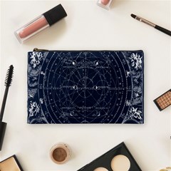 Vintage Astrology Poster Cosmetic Bag (medium) by ConteMonfrey