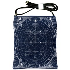 Vintage Astrology Poster Shoulder Sling Bag by ConteMonfrey