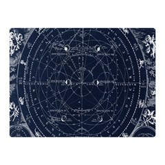 Vintage Astrology Poster Two Sides Premium Plush Fleece Blanket (mini) by ConteMonfrey