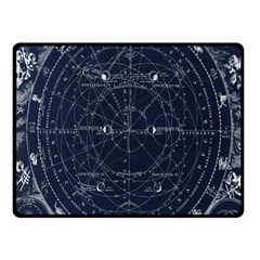 Vintage Astrology Poster Fleece Blanket (small) by ConteMonfrey