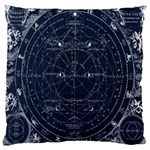 Vintage astrology poster Large Cushion Case (One Side) Front