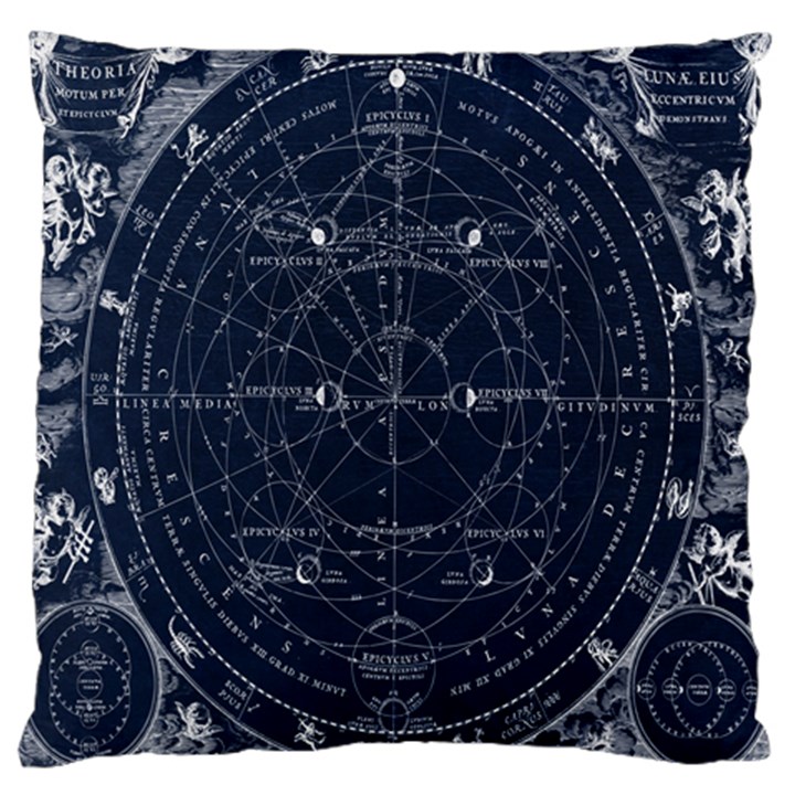 Vintage astrology poster Large Cushion Case (One Side)